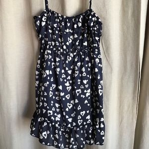 Adorable Blue Sketch tank top blouse